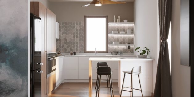 Cucina Bianca Moderna