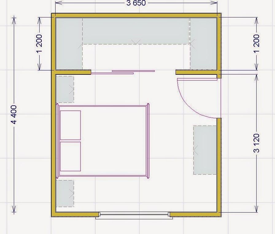 Progettare una cabina armadio: misure e dimensioni minime per il fai ... Come progettare una camera da letto