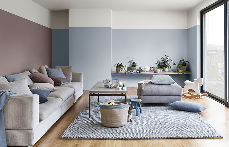 Colori pitture per pareti: idee moderne e i 10 migliori effetti ... Pareti decorate moderne