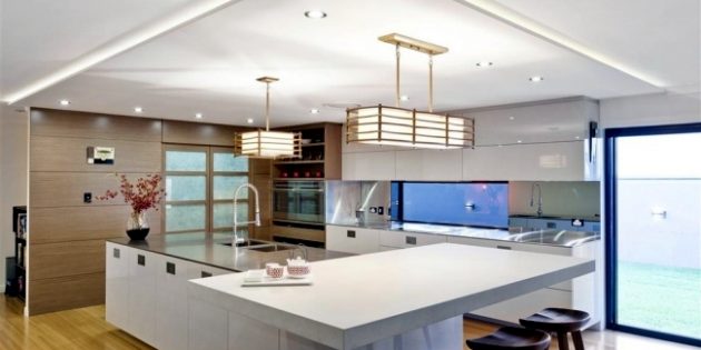 illuminare controsoffitto in cartongesso cucina