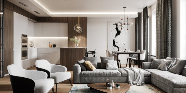 Illuminare il controsoffitto del living