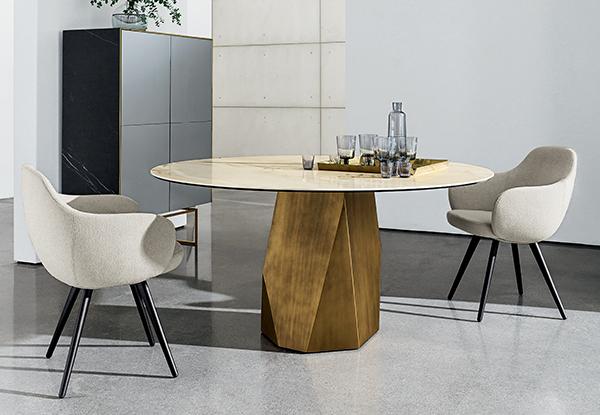tavolo da pranzo contemporaneo prezioso