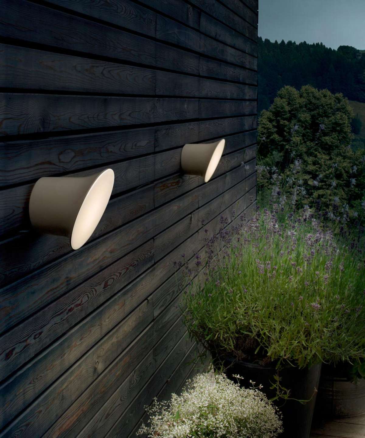 LED muro esterno lampade design giardino cortile terrazze illuminazione targa Casa 