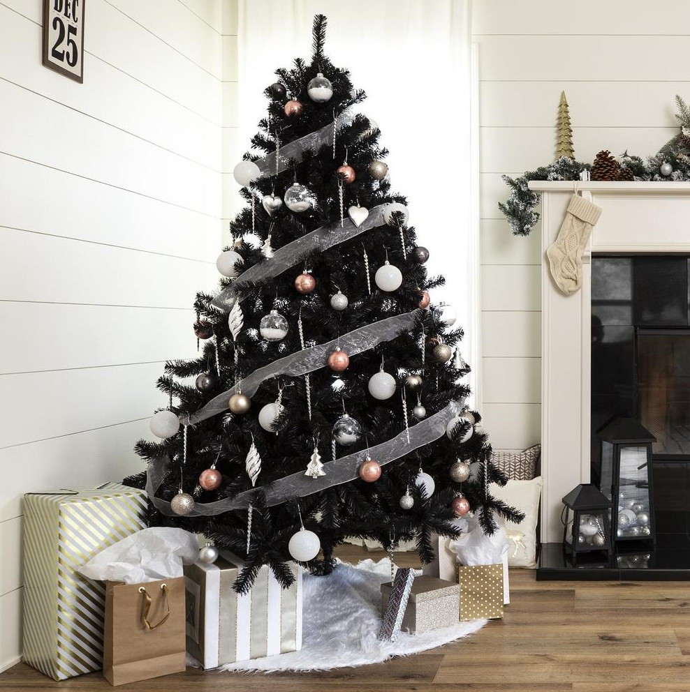 Albero Di Natale Nero E Rosa.Arredare Casa Per Il Natale Piu Di 60 Idee Moderne Di Design