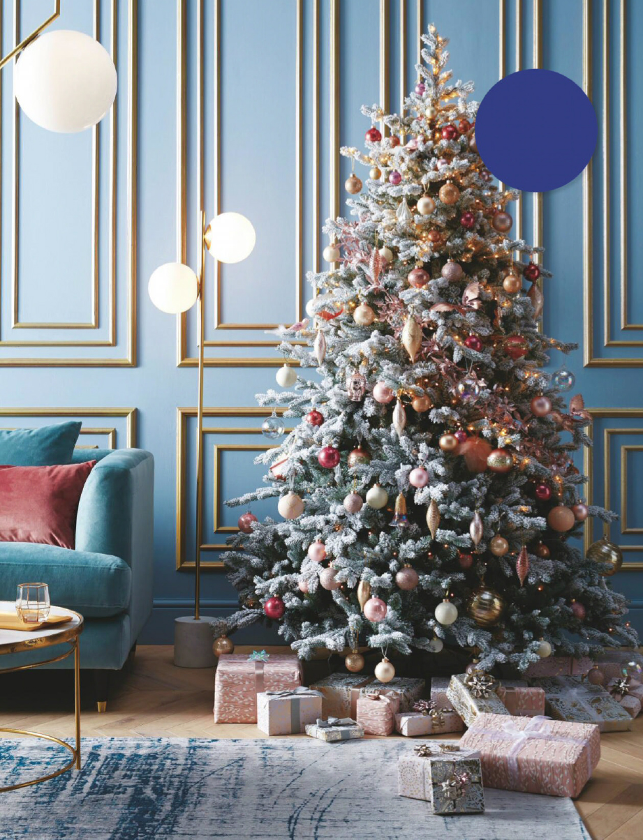 Albero Di Natale Rosa E Blu.Arredare Casa Per Il Natale Piu Di 60 Idee Moderne Di Design