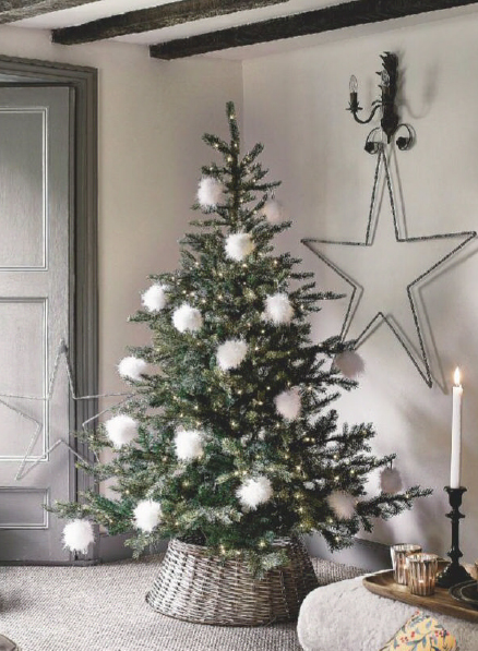 Addobbi Albero Di Natale Bianco E Argento.Arredare Casa Per Il Natale Piu Di 60 Idee Moderne Di Design