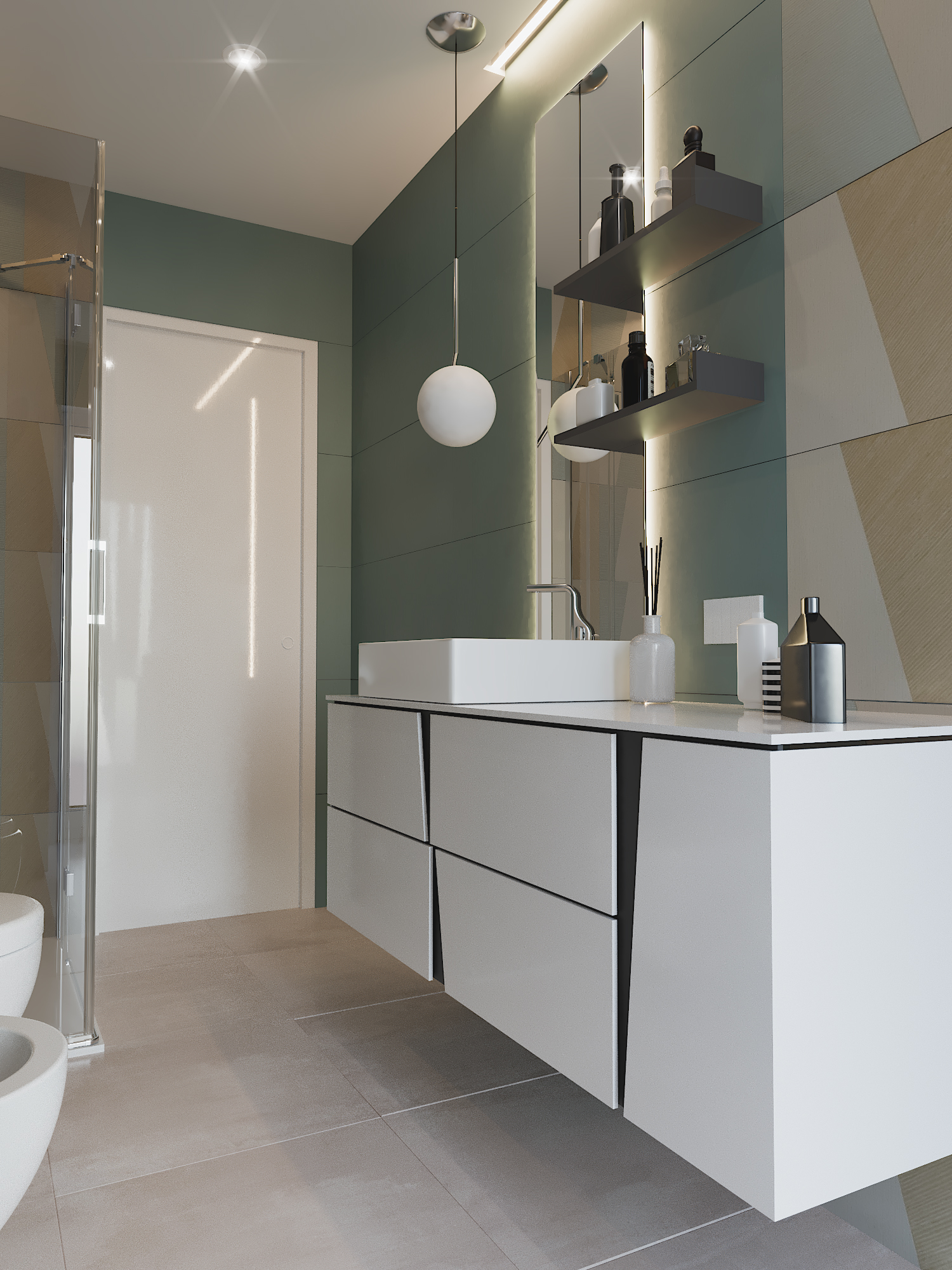 Come arredare un bagno lungo e stretto - Ideagroup Blog