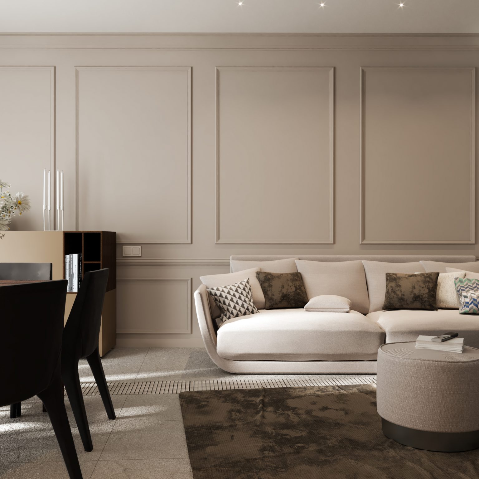 Boiserie con cornici 4 segreti per