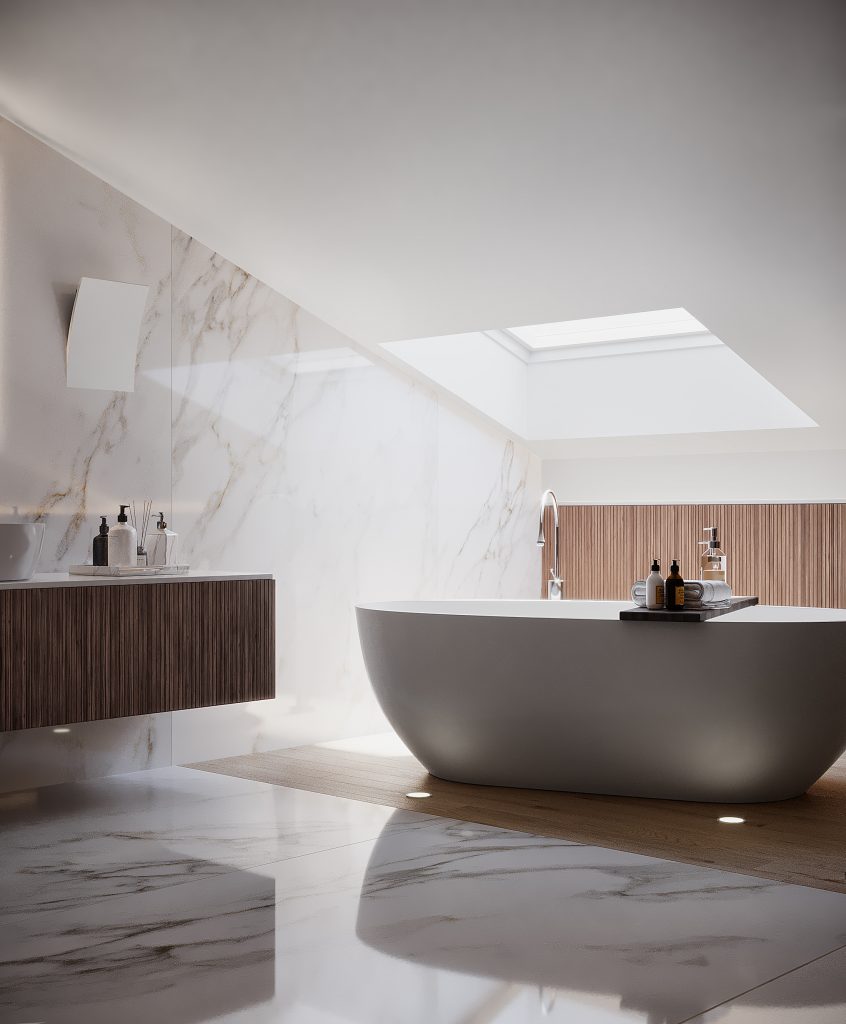 bagno in stile classico contemporaneo