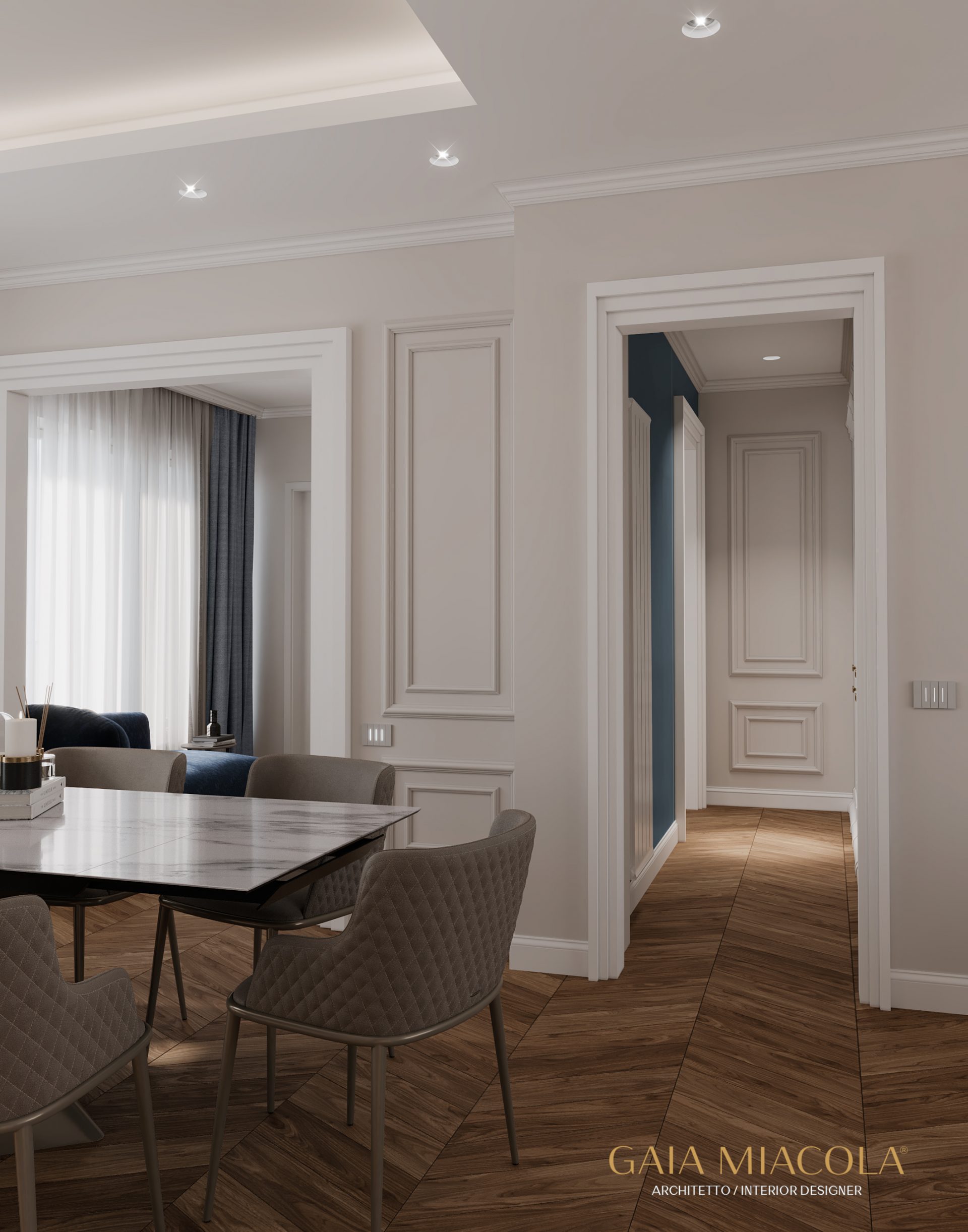 Boiserie con cornici 4 segreti per