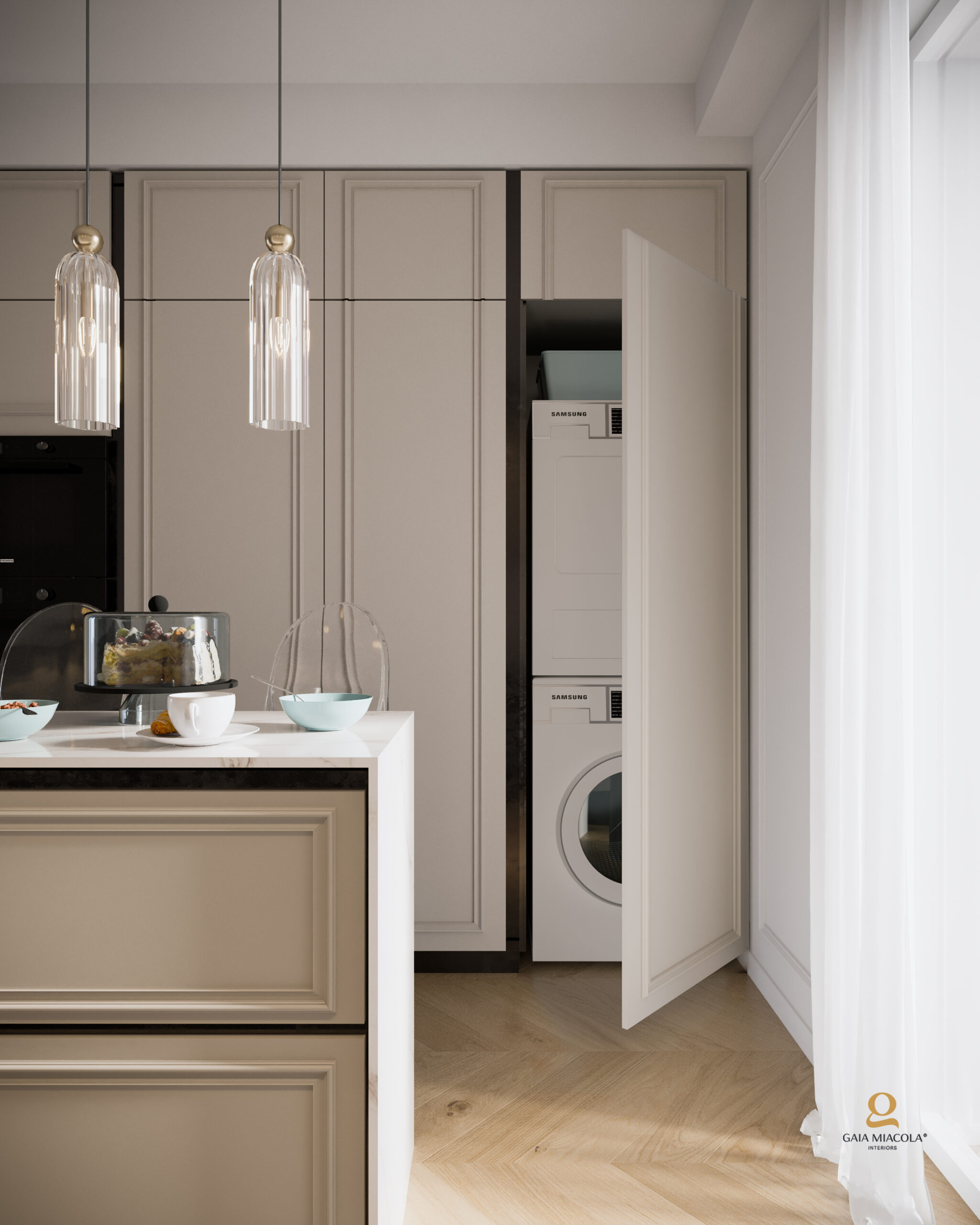 Lavanderia in cucina