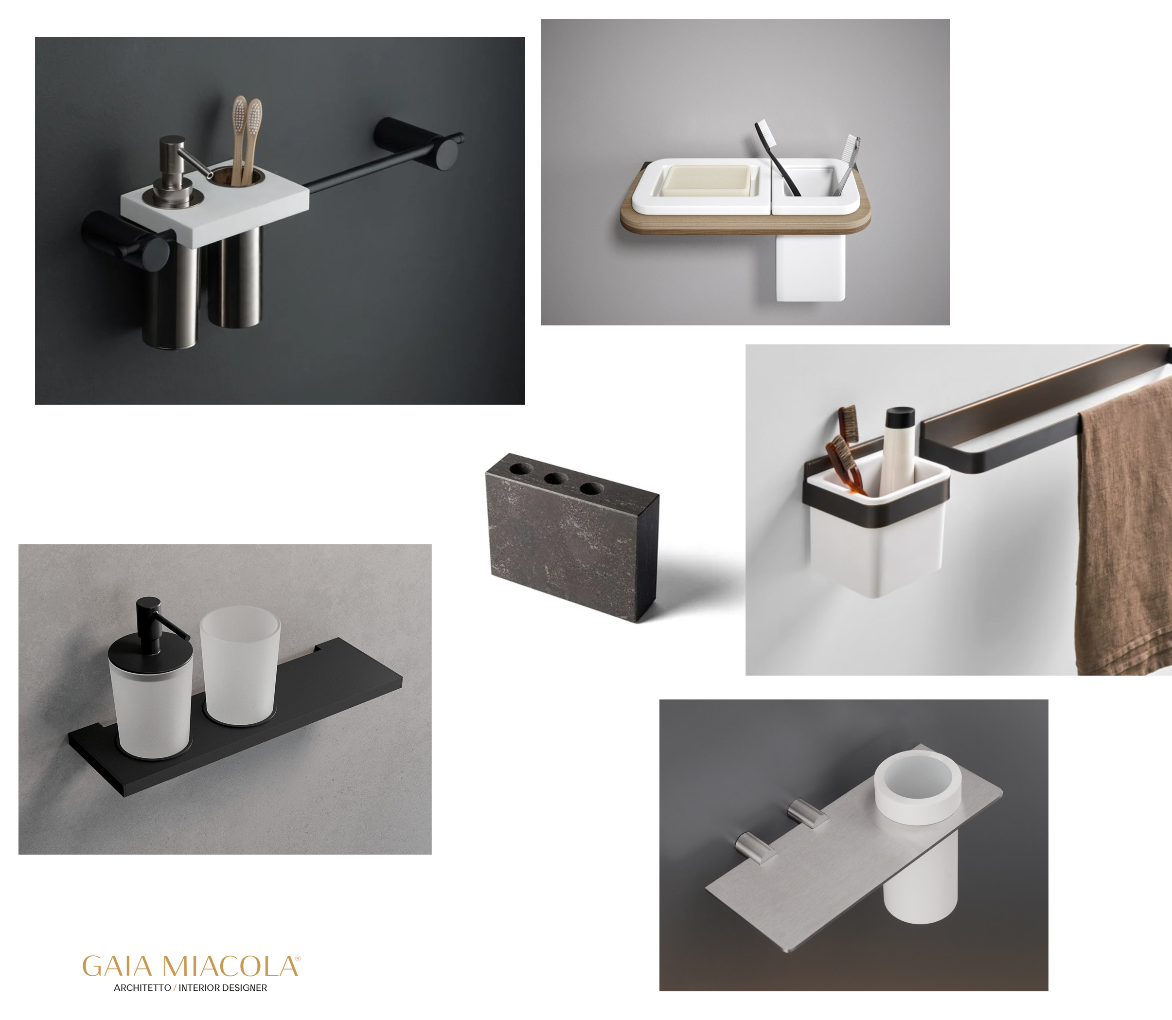 Accessori bagno da parete fissaggio a colla: montaggio semplice -  IdeArredoBagno - E-shop accessori bagno artigianali