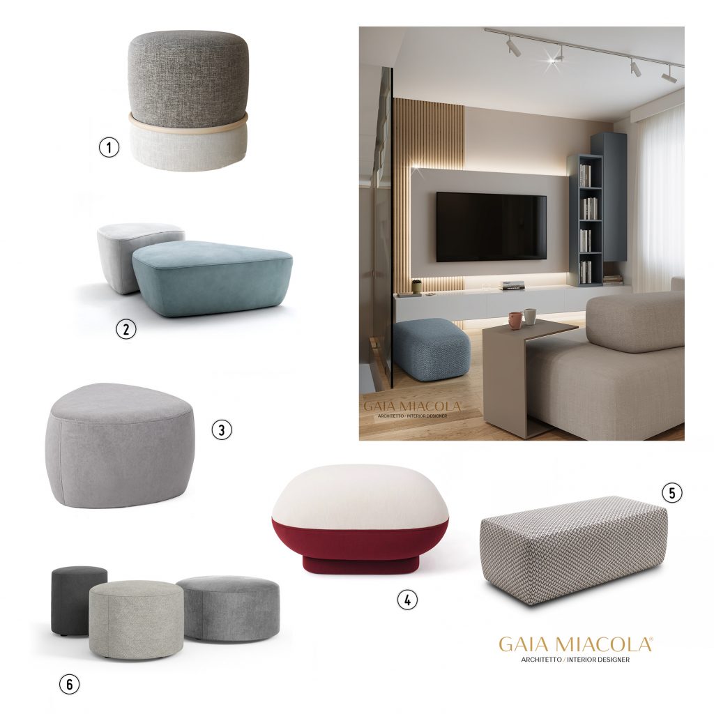 Pouf di design idee arredamento minimalista