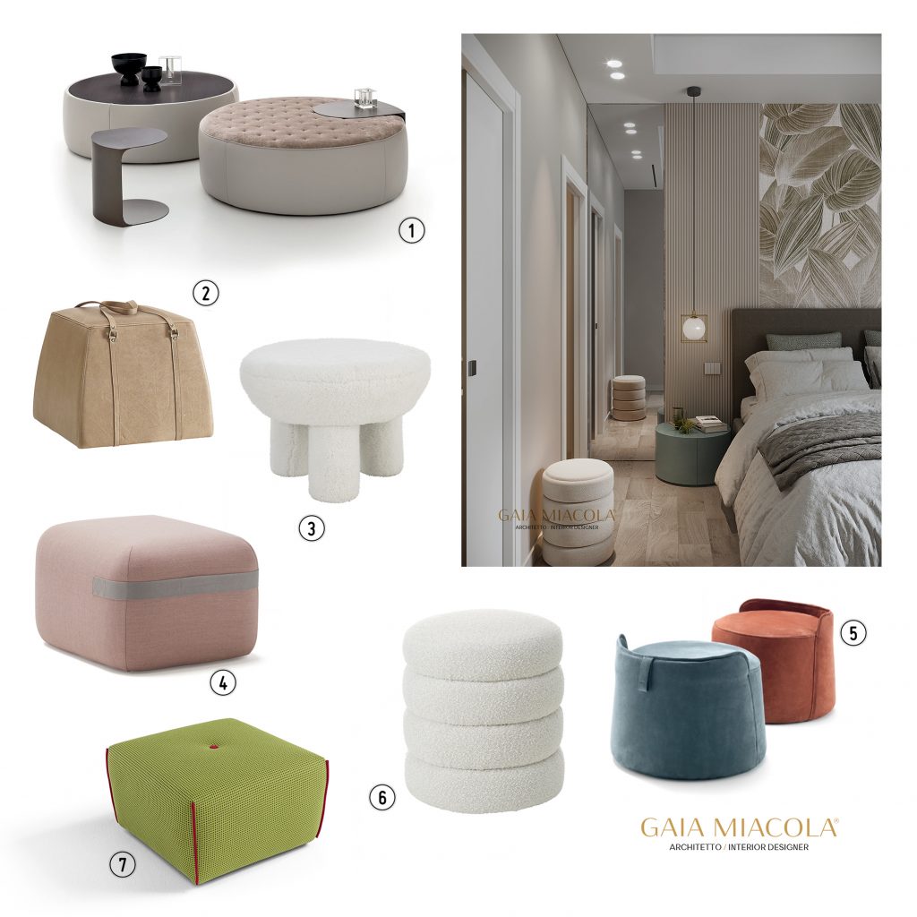 Pouf di design comodi