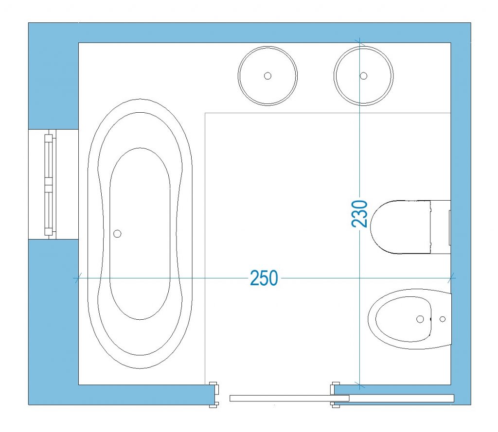 rendere elegante il bagno