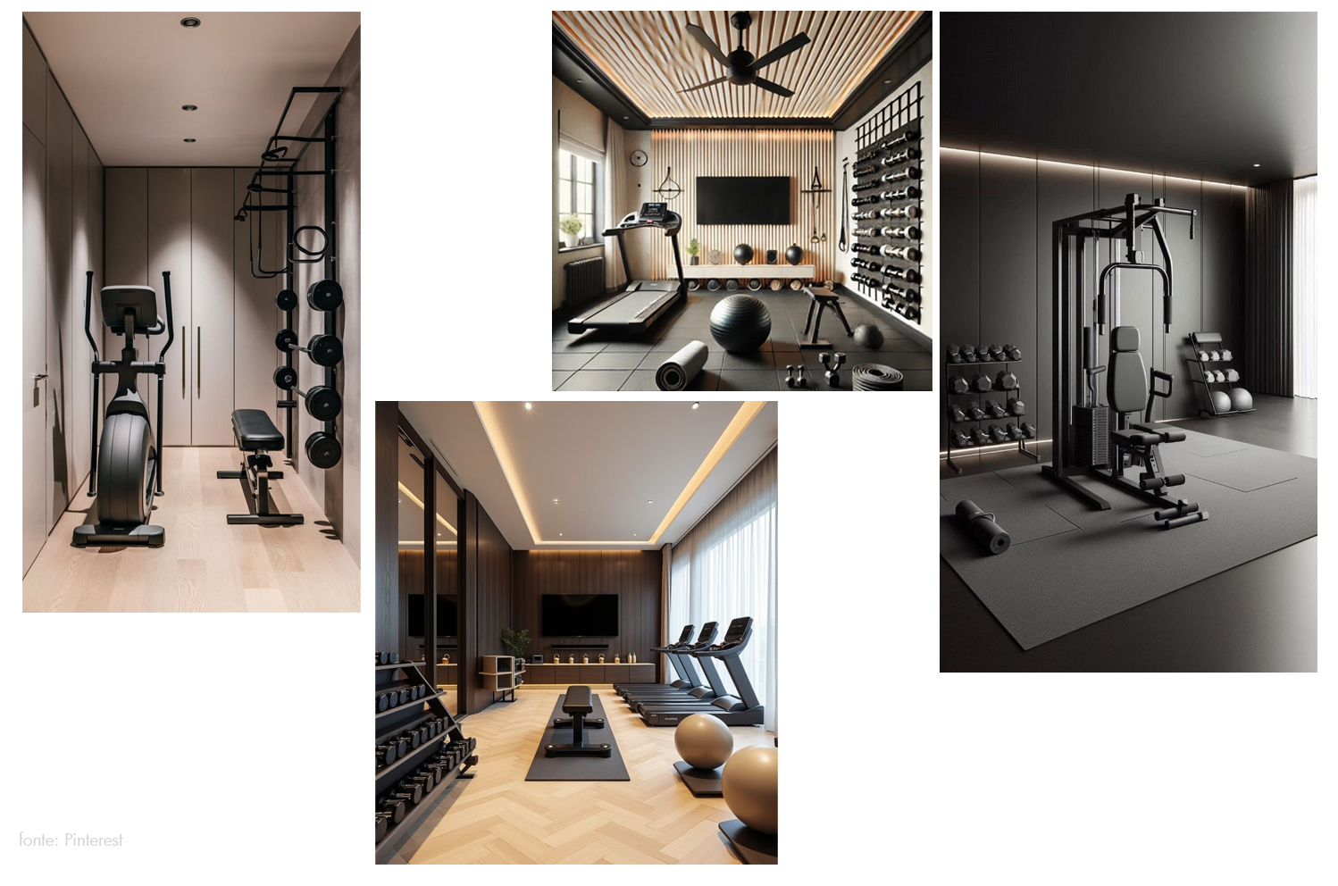 Design Industrial Chic: realizza una palestra a casa moderna e di tendenza con mattoni a vista. Palestra a casa in stile Industrial Chic con parete in mattoni a vista, design moderno e minimalista.